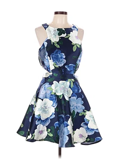 Speechless Cocktail Dress In Blue