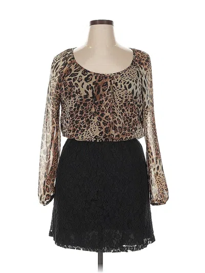 Pre-owned Speechless Cocktail Dress In Brown