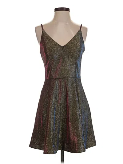Pre-owned Speechless Cocktail Dress In Brown
