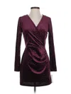 Speechless Cocktail Dress In Burgundy