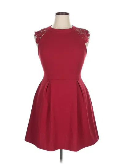 Pre-owned Speechless Cocktail Dress In Burgundy