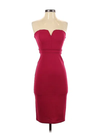 Pre-owned Speechless Cocktail Dress In Burgundy