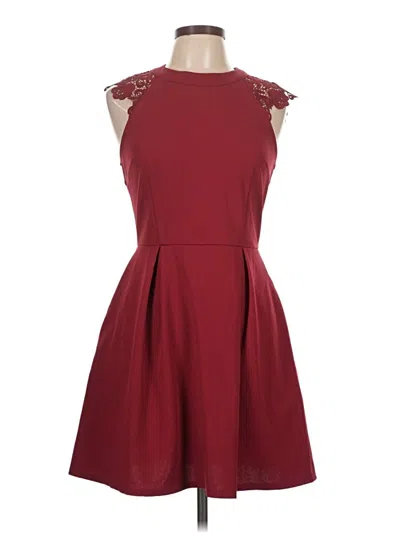 Pre-owned Speechless Cocktail Dress In Burgundy
