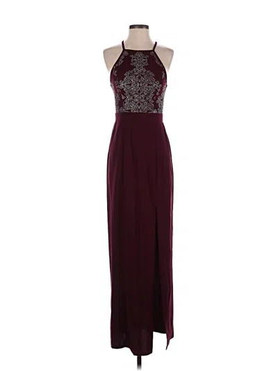 Pre-owned Speechless Cocktail Dress In Burgundy