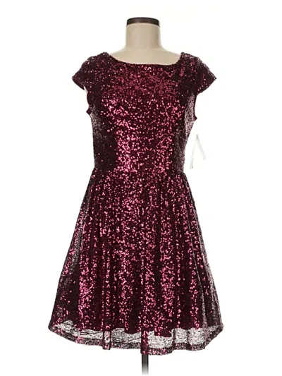 Speechless Cocktail Dress In Burgundy