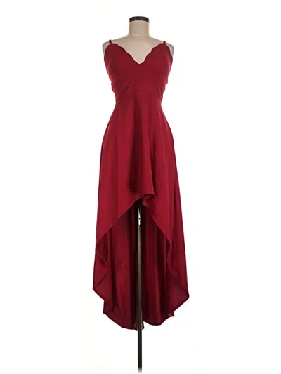 Pre-owned Speechless Cocktail Dress In Burgundy
