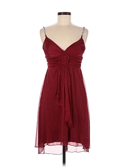 Pre-owned Speechless Cocktail Dress In Burgundy