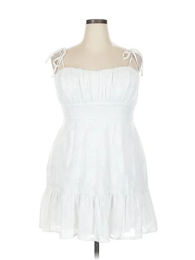 Pre-owned Speechless Cocktail Dress In White