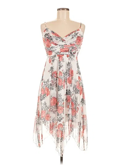 Pre-owned Speechless Cocktail Dress In White