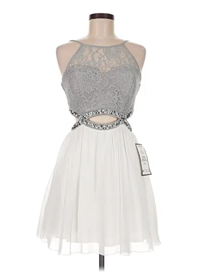 Speechless Cocktail Dress In White