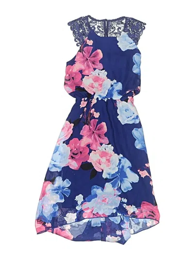 Pre-owned Speechless Kids' Dress In Blue