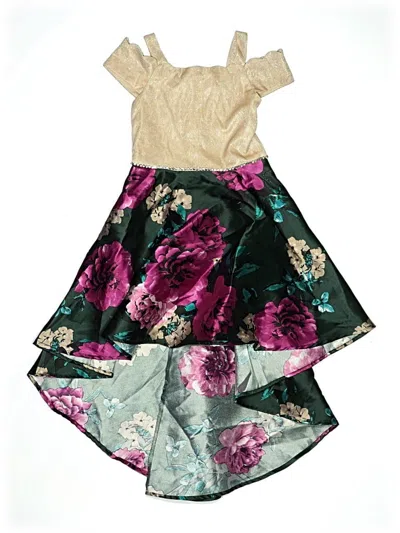 Pre-owned Speechless Kids' Dress In Gold