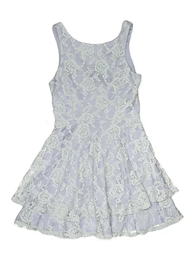 Pre-owned Speechless Kids' Dress In Gray