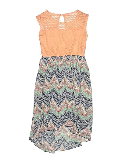 Pre-owned Speechless Kids' Dress In Orange