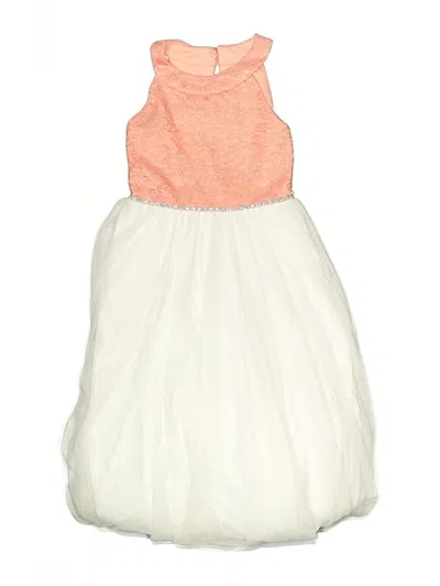 Pre-owned Speechless Kids' Dress In Orange