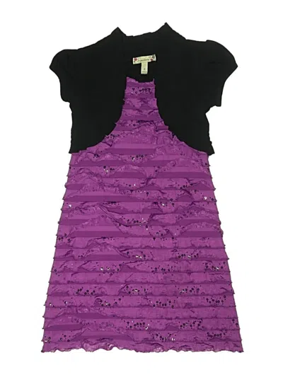 Pre-owned Speechless Kids' Dress In Purple