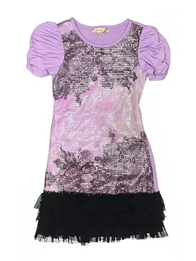 Pre-owned Speechless Kids' Dress In Purple