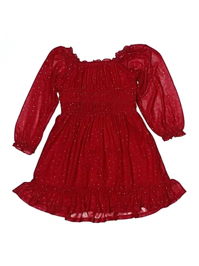 Pre-owned Speechless Kids' Dress In Red