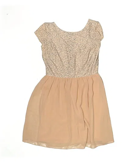 Pre-owned Speechless Kids' Dress In Tan