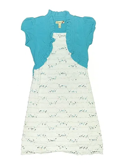 Pre-owned Speechless Kids' Dress In Teal