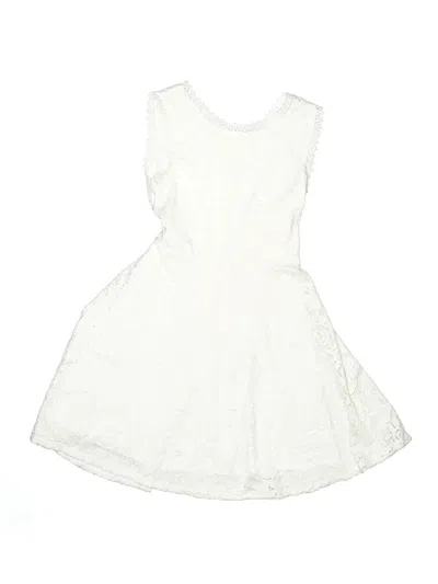 Pre-owned Speechless Kids' Dress In White
