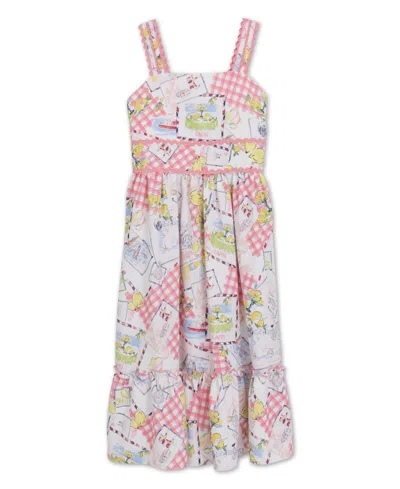 Speechless Kids' Girls' 7-16 Manual Create Style Sleeveless Dress In White