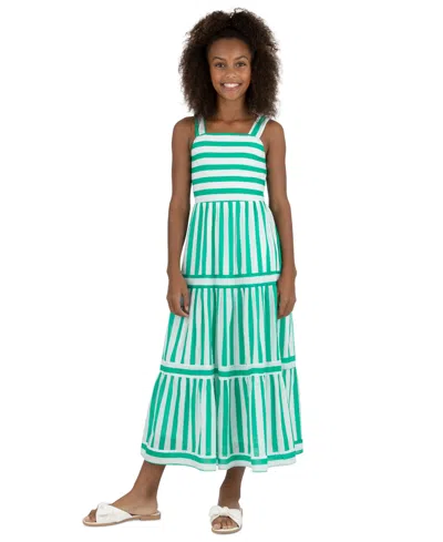 Speechless Kids' Girls' 7-16 Maxi Length Sleeveless Dress In Green