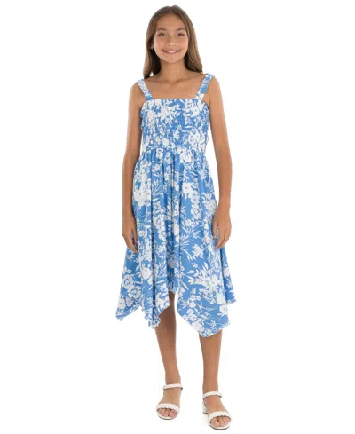 Speechless Kids' Girls' 7-16 Sleeveless Smocked Bodice Dress In Multi