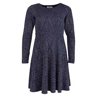 Speechless Kids' Girls Fitted Short Sleeve Fit + Flare Dress In Blue