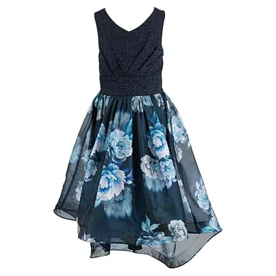 Speechless Kids' Girls Short Sleeve Fit + Flare Dress In Multi