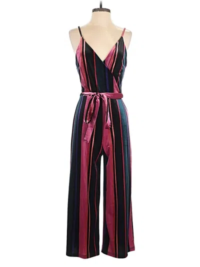 Pre-owned Speechless Jumpsuit In Burgundy