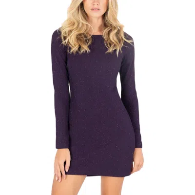 Speechless Juniors Womens Glitter Bodycon Cocktail And Party Dress In Blue