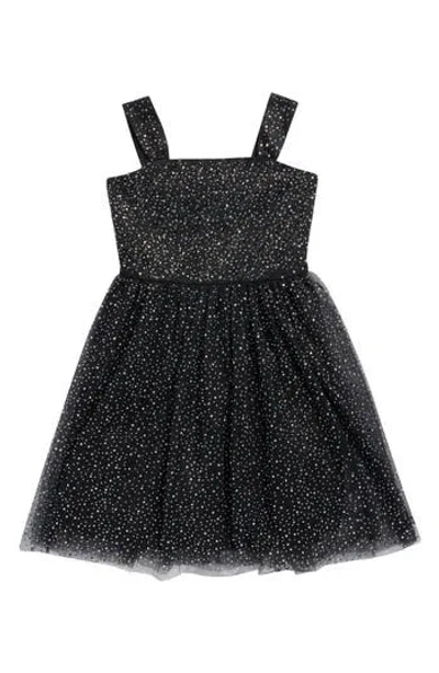 Speechless Kids' Allover Glitter Party Dress In Blue
