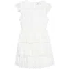 Speechless Kids' Clip Dot Tiered Dress In Off White