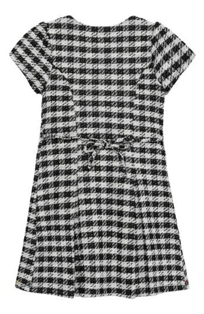 Speechless Kids' Drop Waist Bouclé Dress In Black