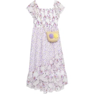 Speechless Kids' Smocked Maxi Dress & Purse Set