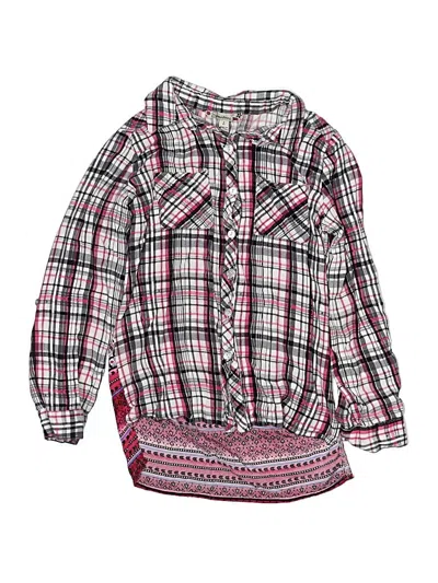 Pre-owned Speechless Kids' Long Sleeve Blouse In Pink