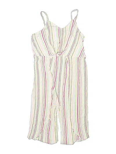 Pre-owned Speechless Kids' Romper In White