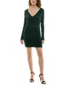 SPEECHLESS WOMEN'S METALLIC KNIT BODYCON DRESS