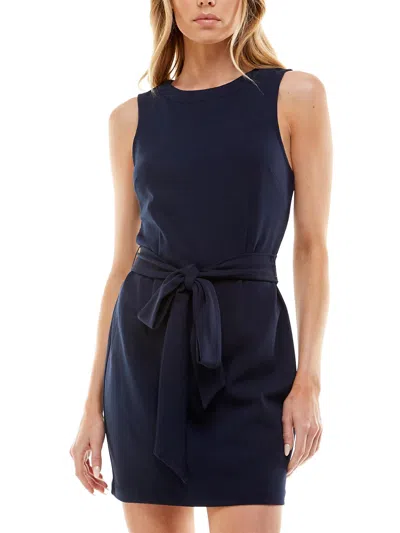 Speechless Womens Fitted Mini Bodycon Dress In Multi