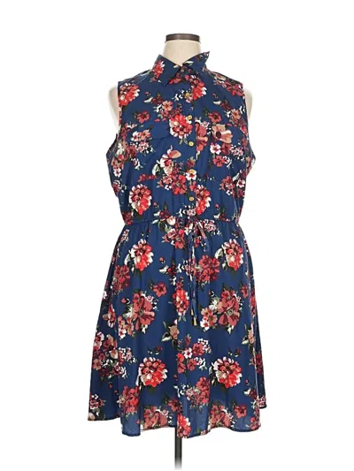 Pre-owned Speed Control Casual Dress In Blue