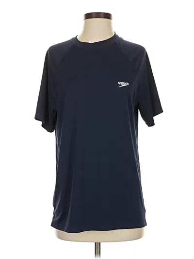 Pre-owned Speedo Active T-shirt In Blue