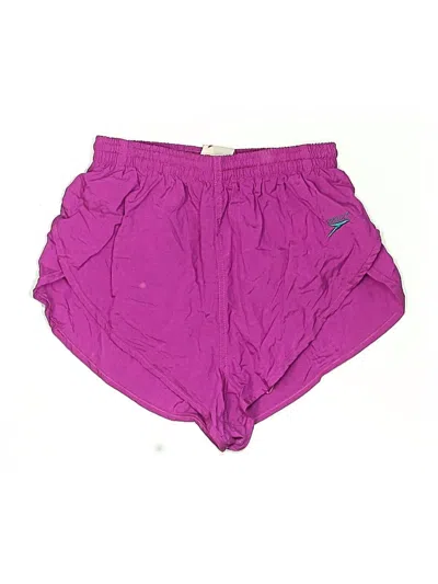 Pre-owned Speedo Athletic Shorts In Purple