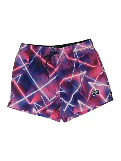 Pre-owned Speedo Athletic Shorts In Purple