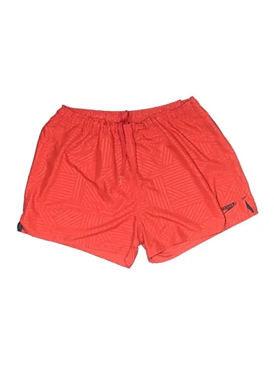 Pre-owned Speedo Athletic Shorts In Red