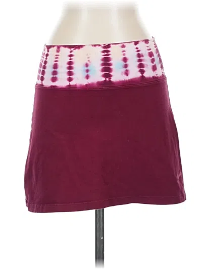 Pre-owned Speedo Casual Skirt In Burgundy