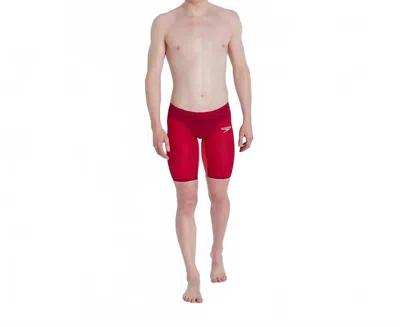 Speedo Fastskin Lzr Pure Valor Jammer Swimming Short In Sunrise Red