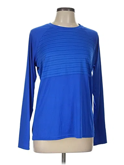Pre-owned Speedo Long Sleeve T-shirt In Blue
