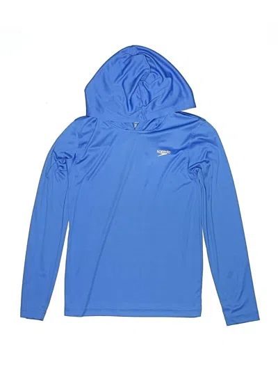 Pre-owned Speedo Kids' Long Sleeve T-shirt In Blue