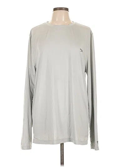 Pre-owned Speedo Long Sleeve T-shirt In Silver